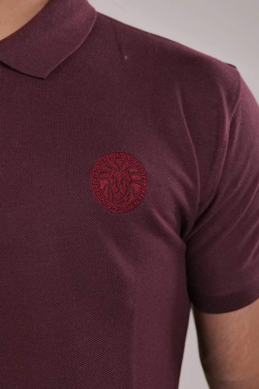 Lion Crest Polo — Maroon, photo 5