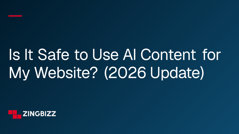 Is It Safe to Use AI Content for My Website? (2026 Update) Is It Safe to Use AI Content for My Website? (2026 Update)