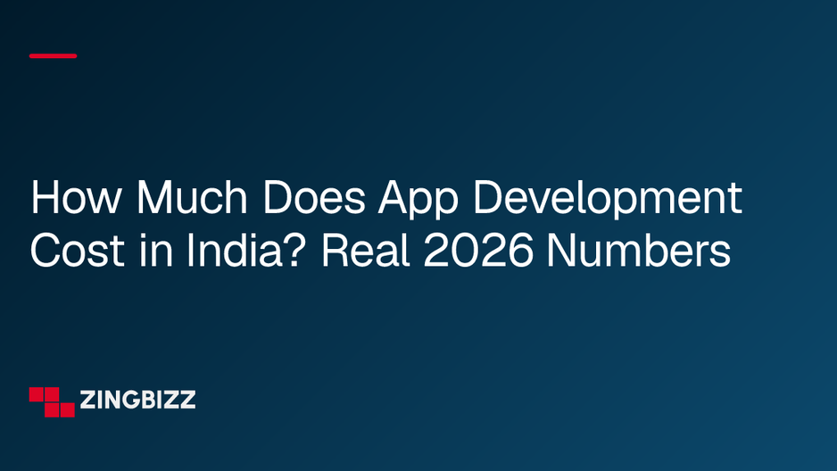 How Much Does App Development Cost in India? Real 2026 Numbers How Much Does App Development Cost in India? Real 2026 Numbers