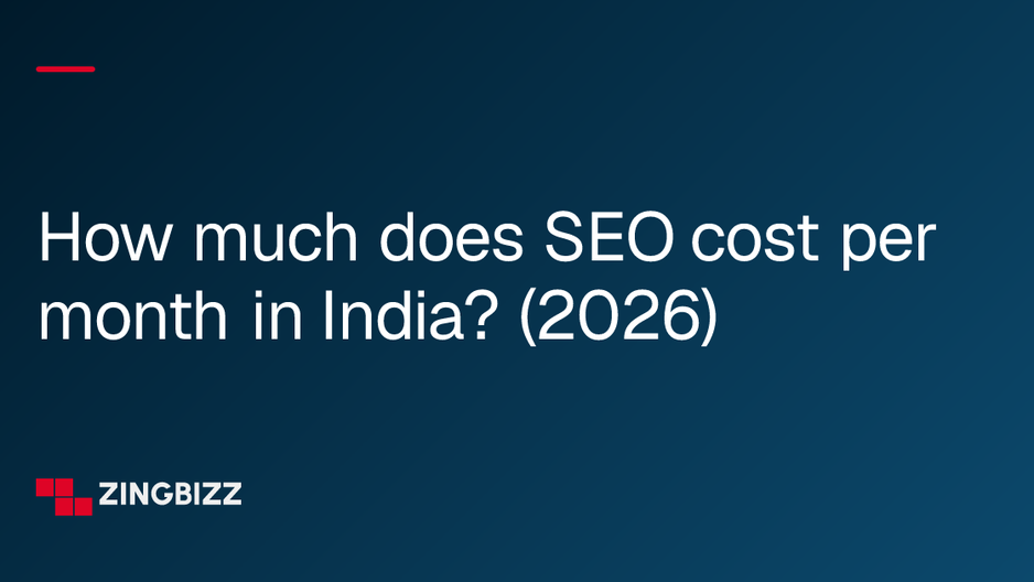 How much does SEO cost per month in India? (2026) How much does SEO cost per month in India? (2026)