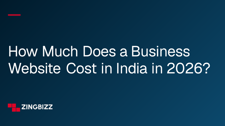How Much Does a Business Website Cost in India in 2026? How Much Does a Business Website Cost in India in 2026?