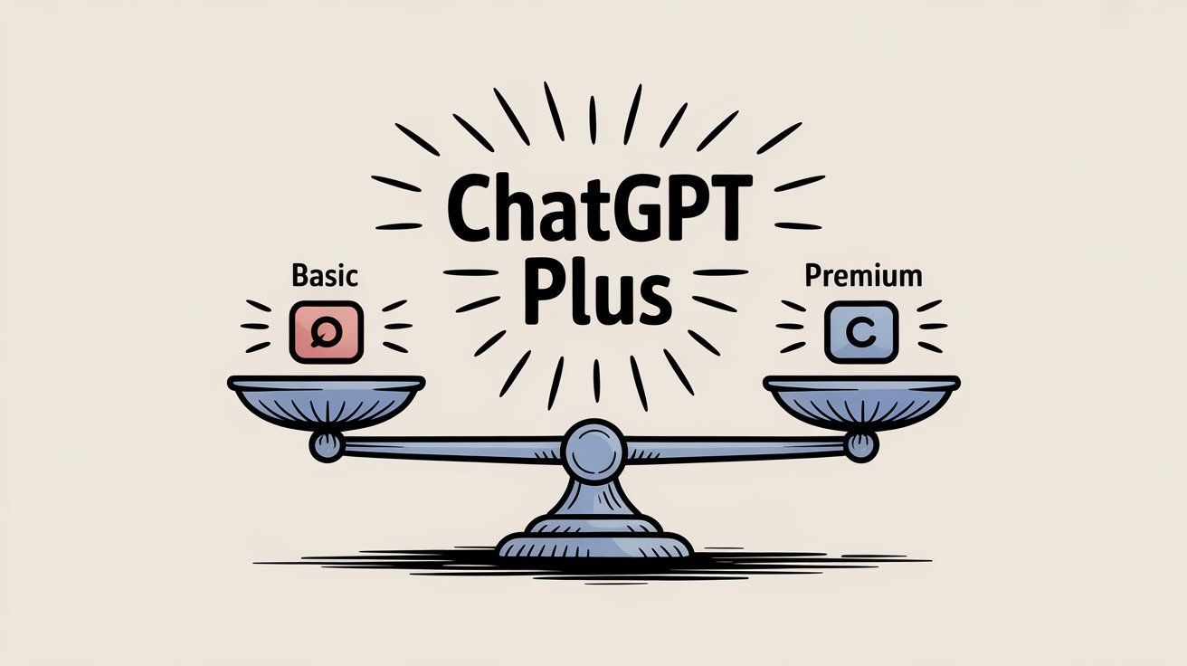 ChatGPT Plus - Basic vs Premium, illustration