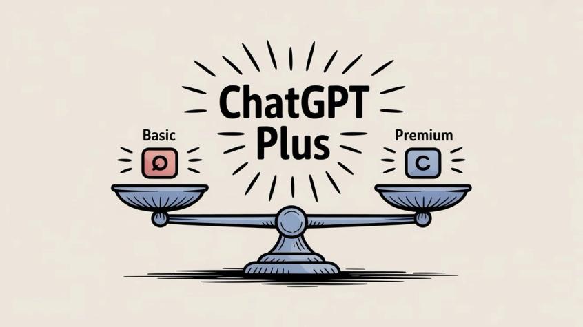 ChatGPT Plus - Basic vs Premium, illustration