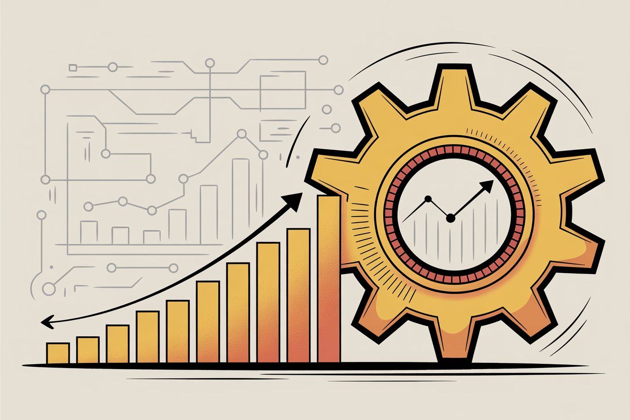 Basic sales revenue formula visualization