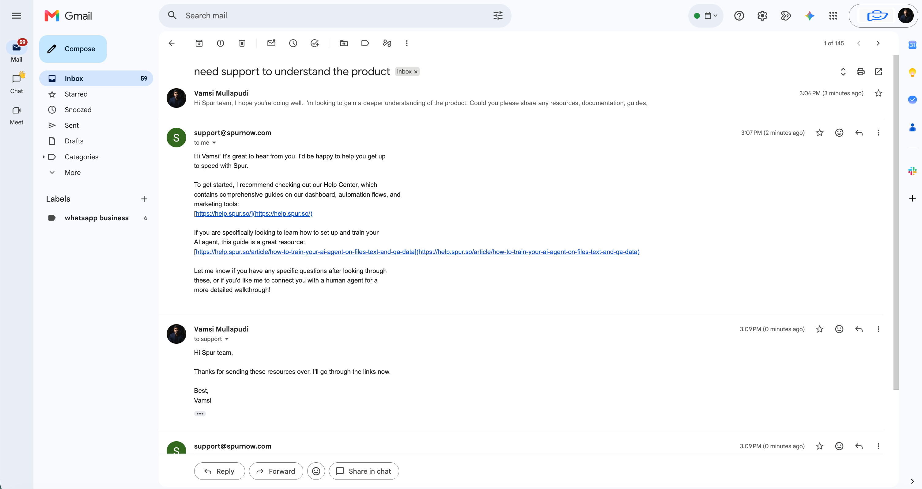 AI is now available for email support