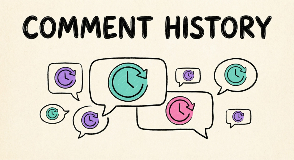 Check Previous Comments: See Comment History
