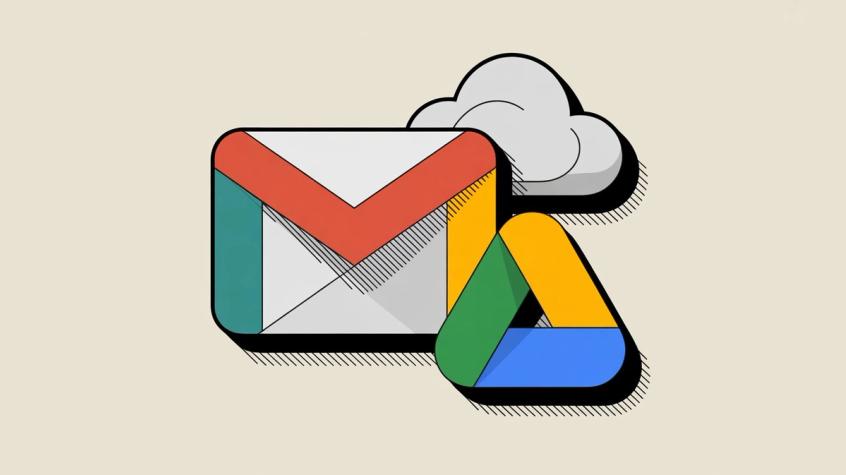 Illustration showing Google app integration with Gmail, Drive, and Maps icons