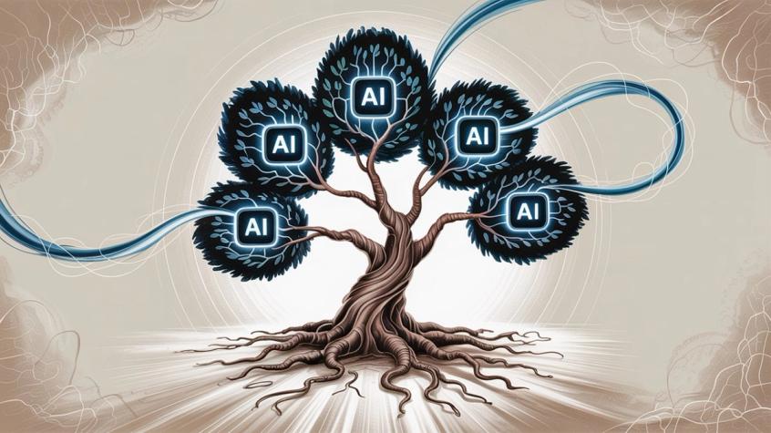 Evolution from traditional rule-based chatbots to modern AI agents, showing the shift from scripted responses to intelligent, action-taking systems powered by large language models