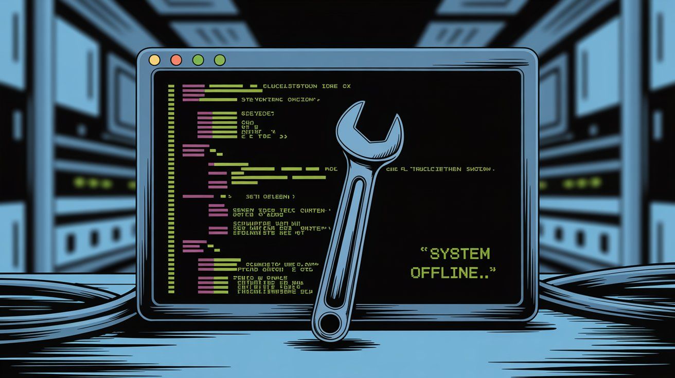 System error diagnostic and troubleshooting process visualization