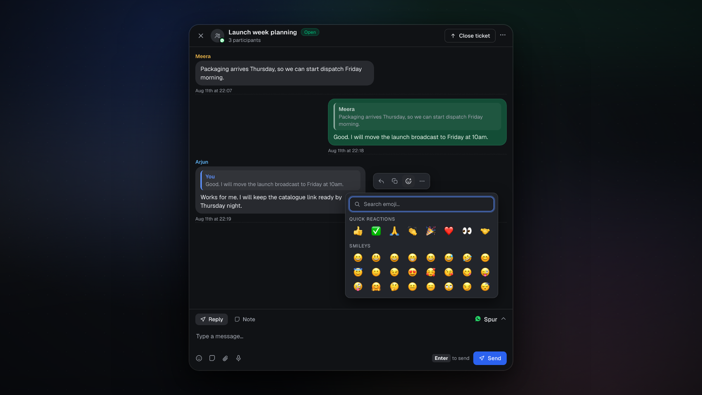 Four things WhatsApp groups needed: search, reactions, voice notes, delivery info