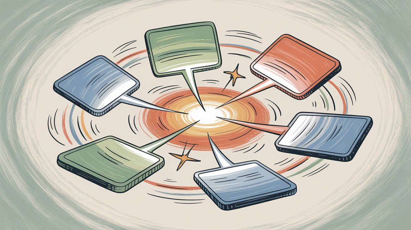 Customer messaging competition landscape showing multiple communication platforms and channels competing for business attention in modern e-commerce