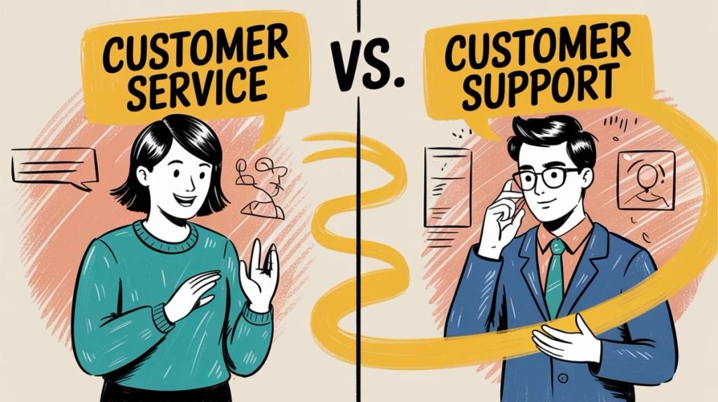 Customer Service vs Customer Support - Explained (2025)