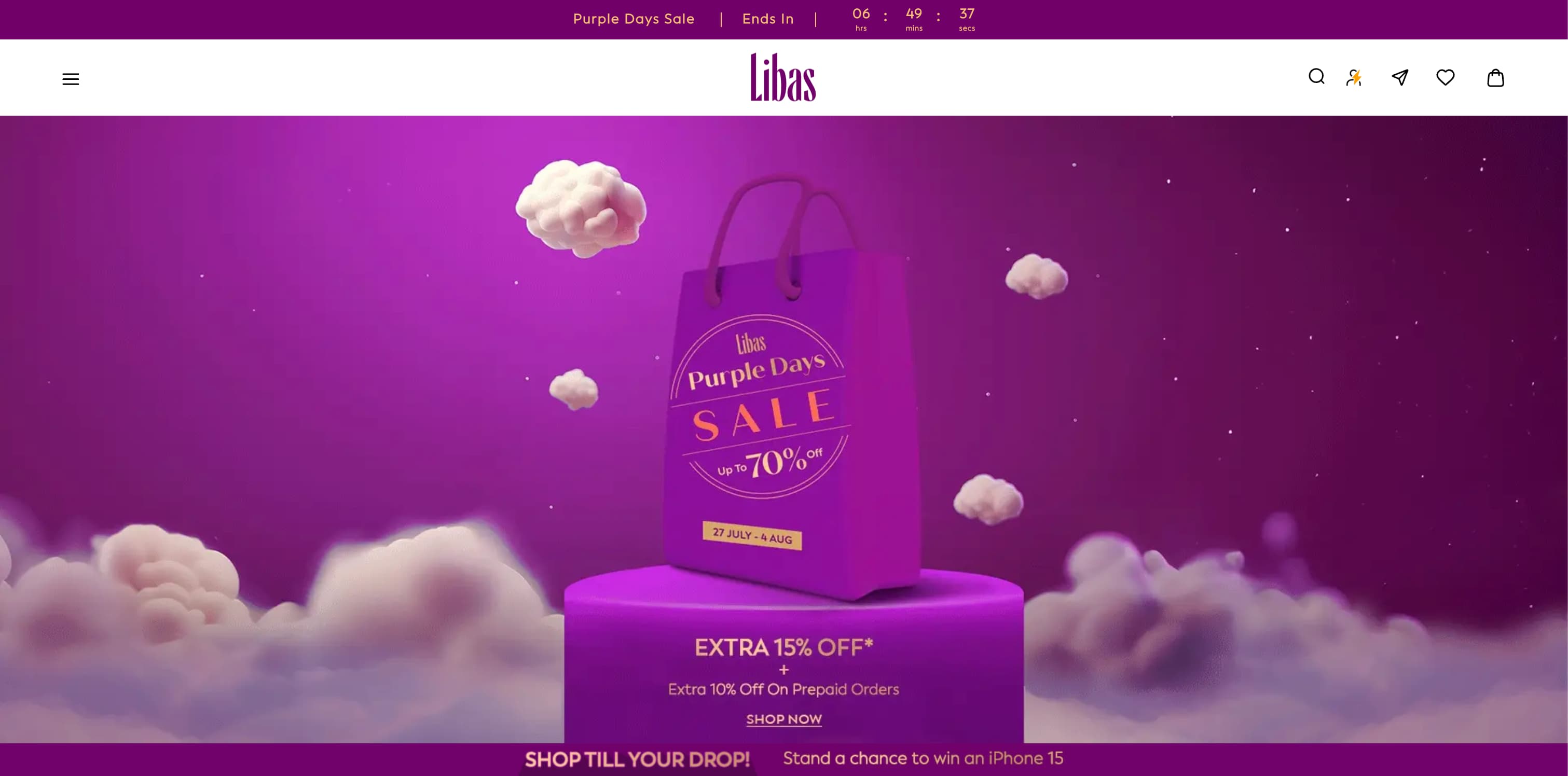 Libas Purple Days Sale