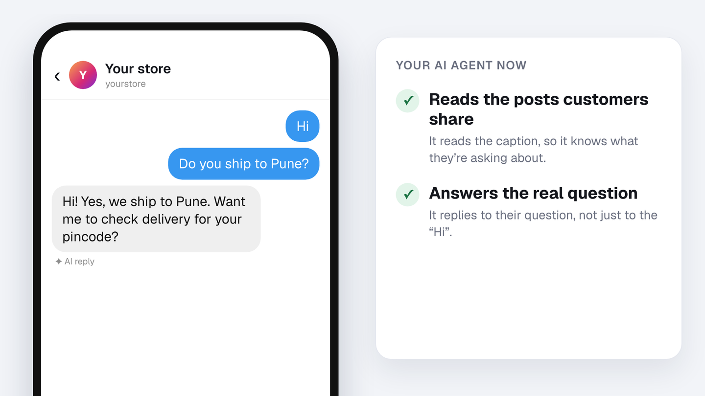 Your AI agent understands the posts customers share
