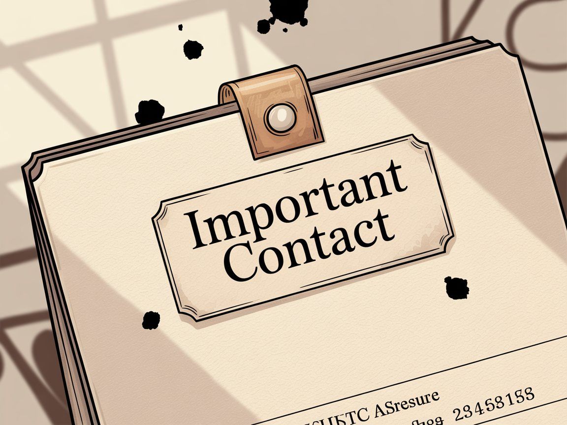 Creating a label tag on a contact card representing the concept of organizing contacts into groups