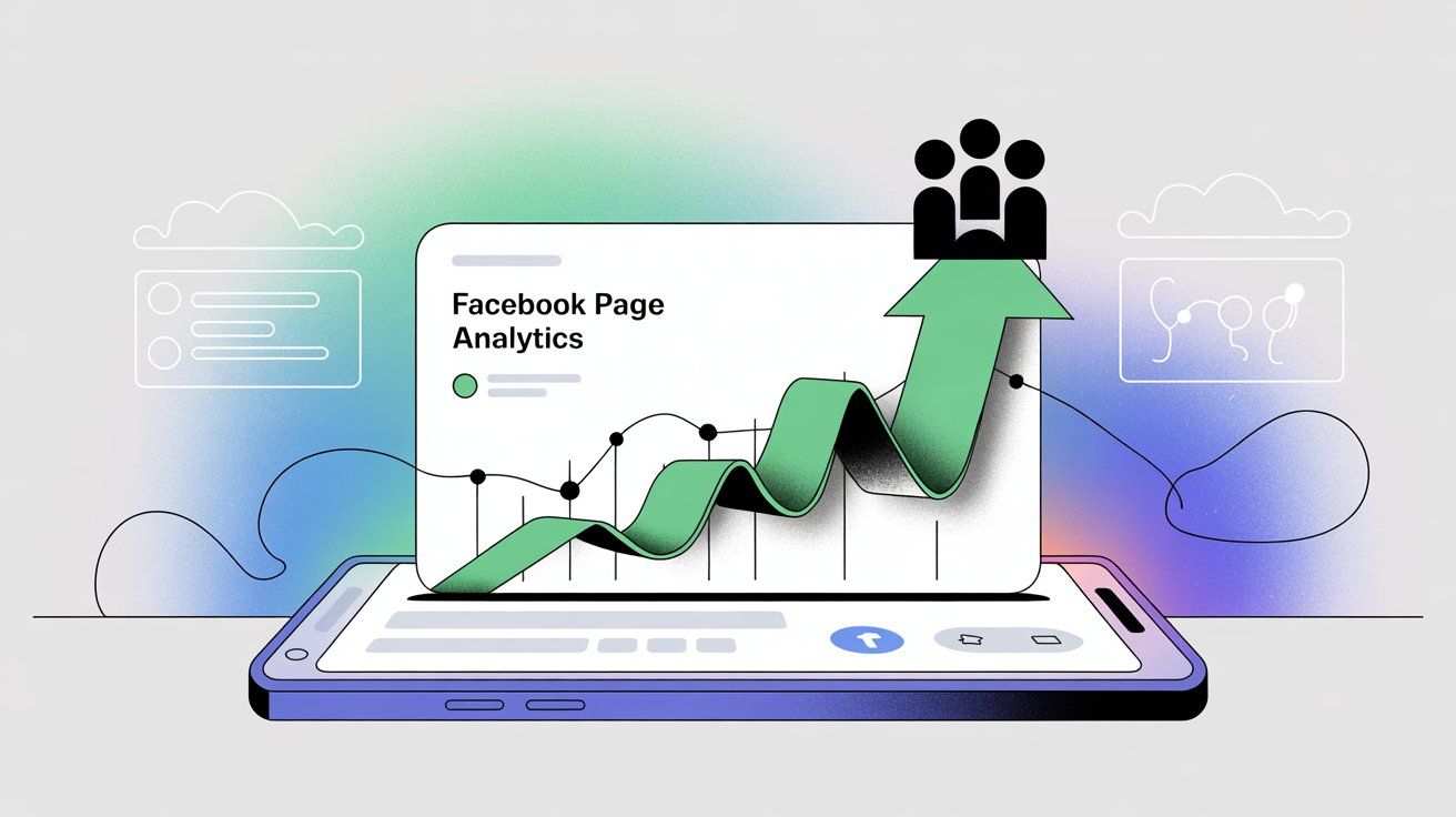 Facebook Page growth strategies including engagement, followers, and analytics tracking