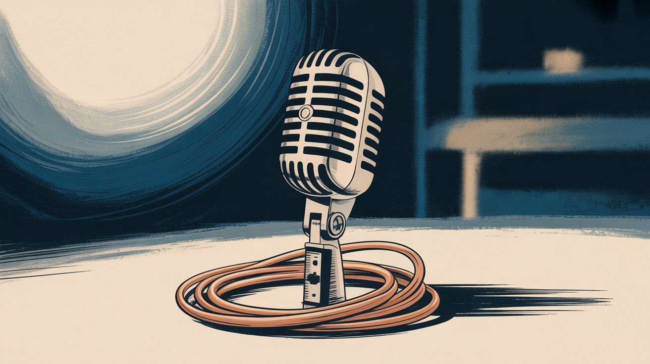 Mobile phone showing Gemini Live voice conversation interface