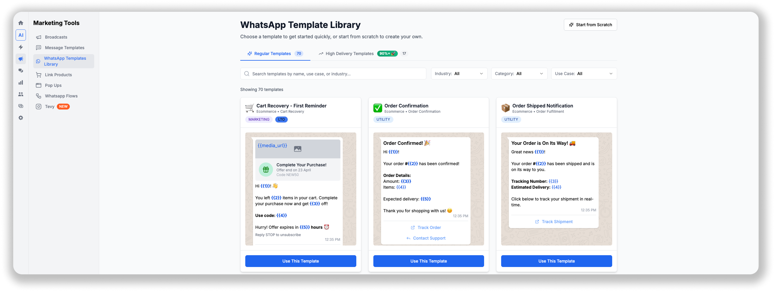 Template Library is live. Over 80+ pre-made templates.