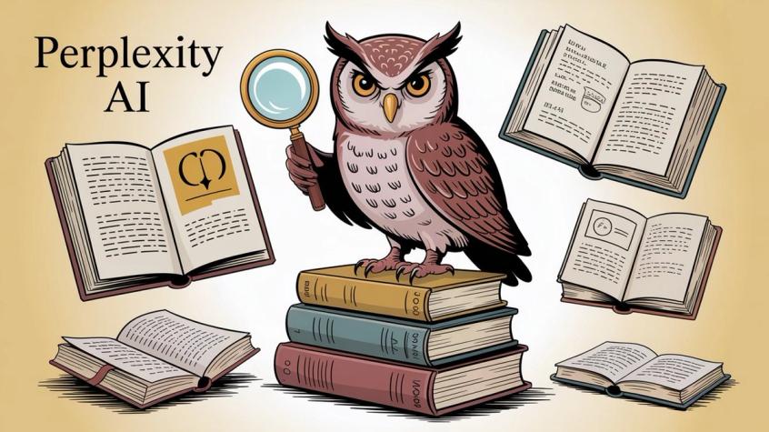 Perplexity AI research and fact-finding capabilities with academic knowledge focus
