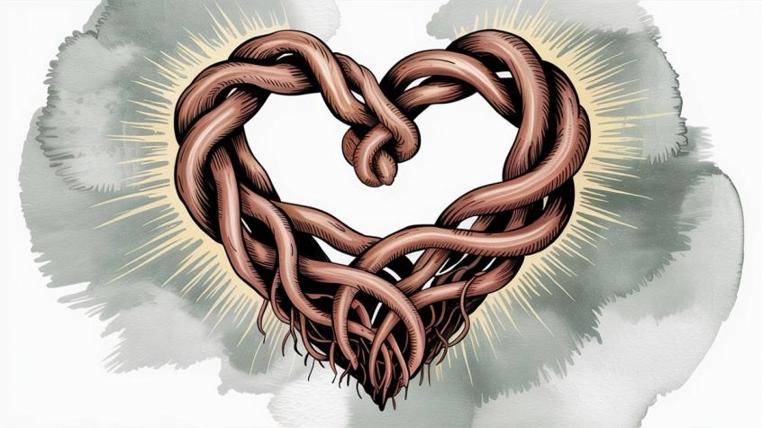Conceptual illustration representing customer loyalty, retention, and relationship building for long-term success