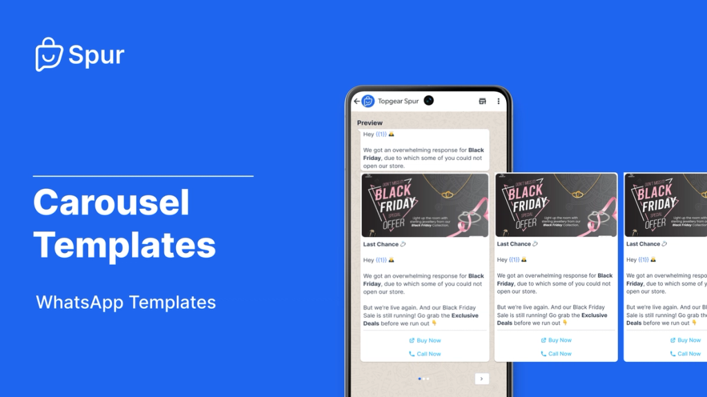 WhatsApp Carousel Template: 10 Messages at the Price of One!