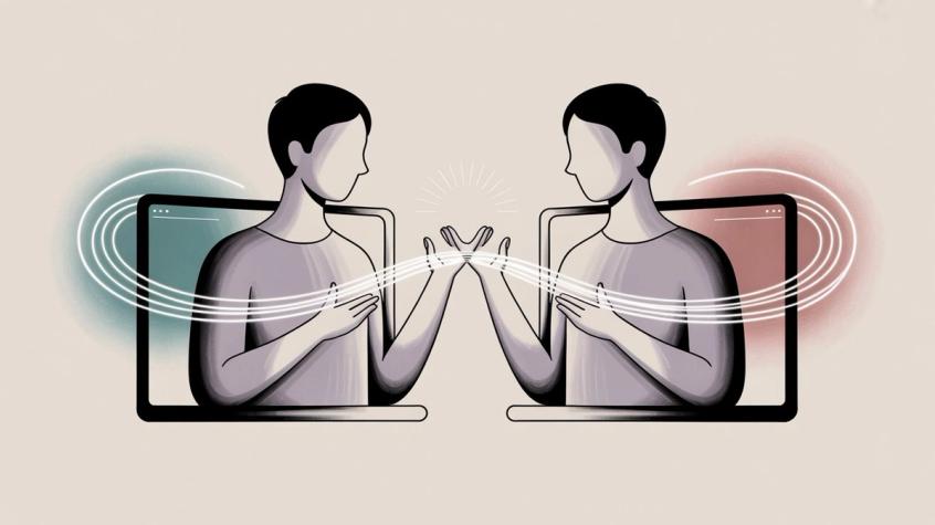 Visualization of connection and conversation through Instagram Direct Messages bringing people together
