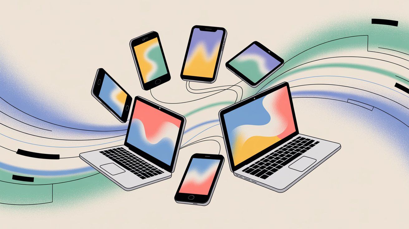 Cross-device and multi-platform Instagram testing illustration