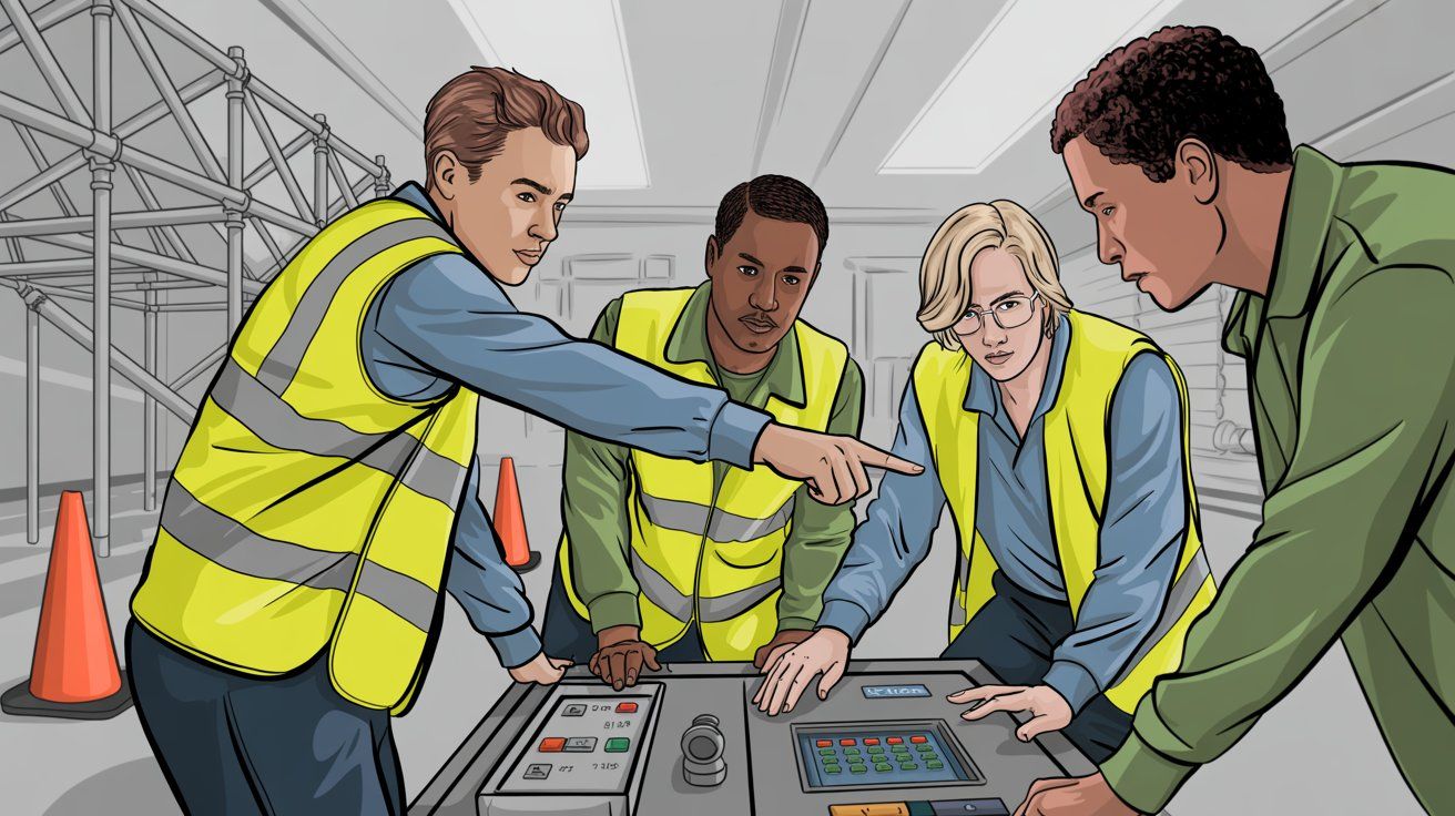 Team training and collaborative learning in customer service, showing practical application