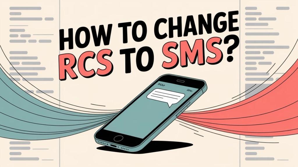 How to Change RCS to SMS (Android & iPhone)