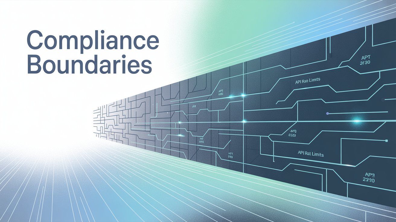 Instagram API rate limits and compliance boundaries visualization