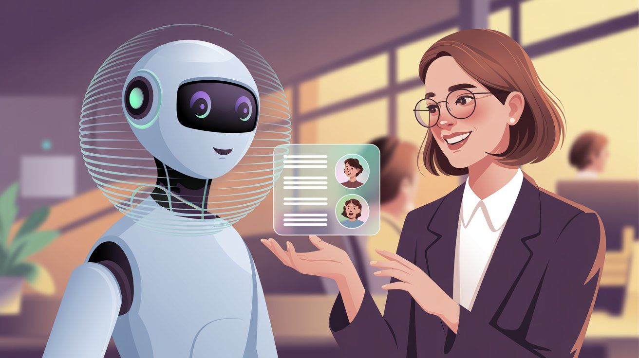 Future of AI and human collaboration in customer service showing advanced integration and cooperation