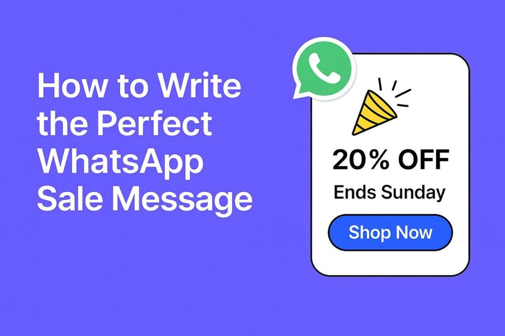 How to Craft a High-Converting WhatsApp Template for Your Sales