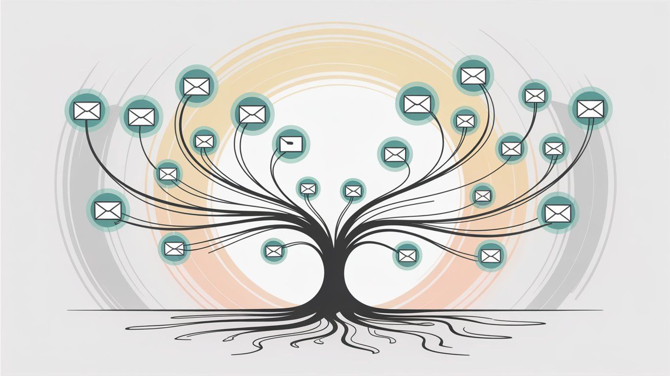 Unified messaging platform concept showing multiple communication channels converging into single centralized system