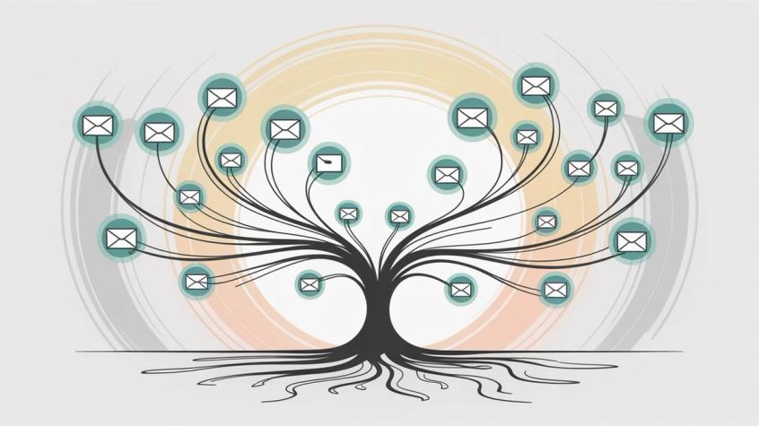 Unified messaging platform concept showing multiple communication channels converging into single centralized system