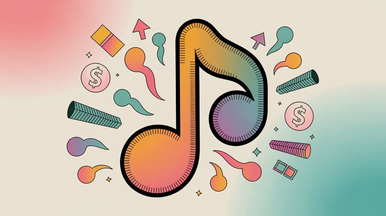 TikTok personal account features including trending sounds, creator monetization, and full music library access