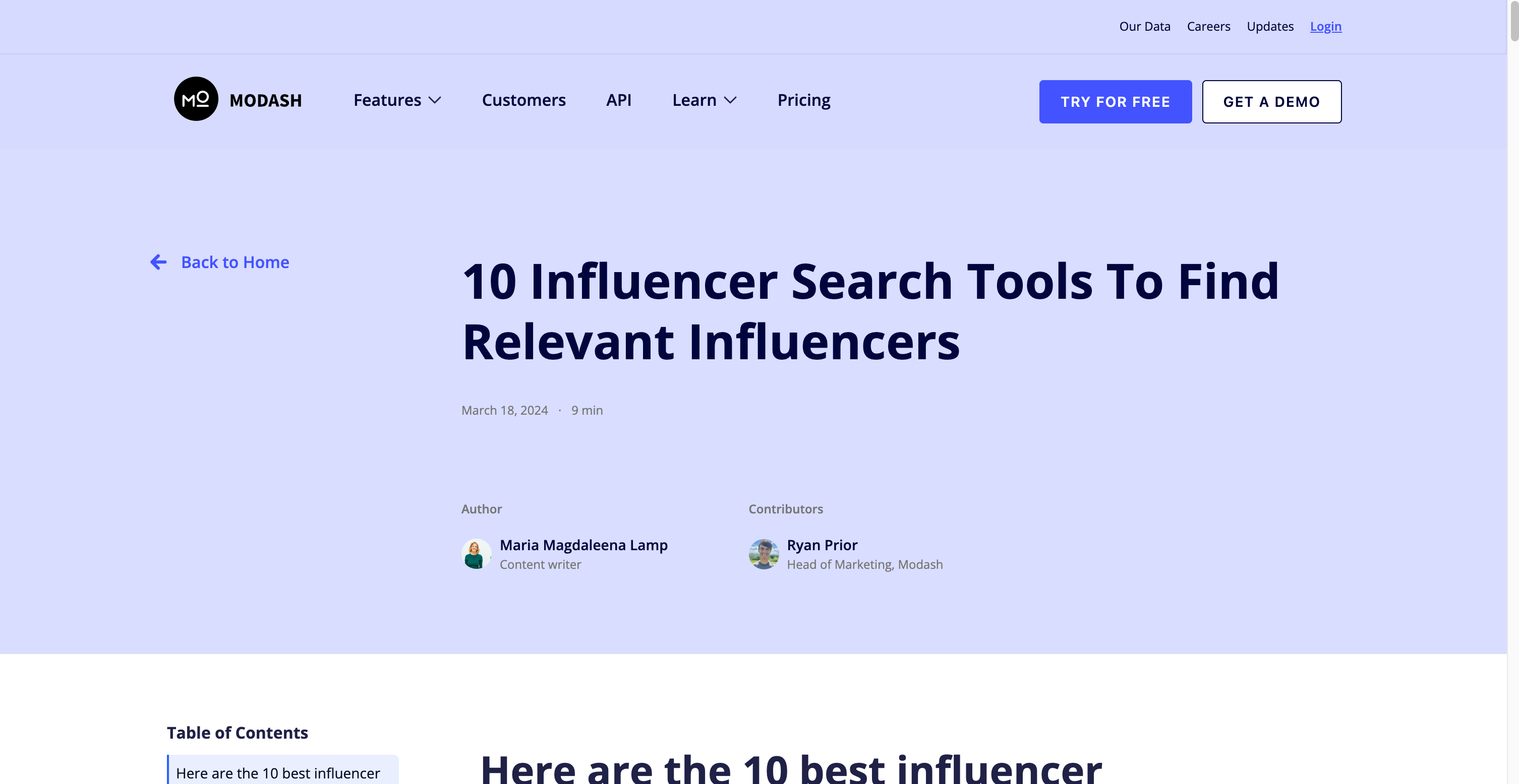 You'll find many blogs on Top Influencer Search Tools to Amplify You Search Further