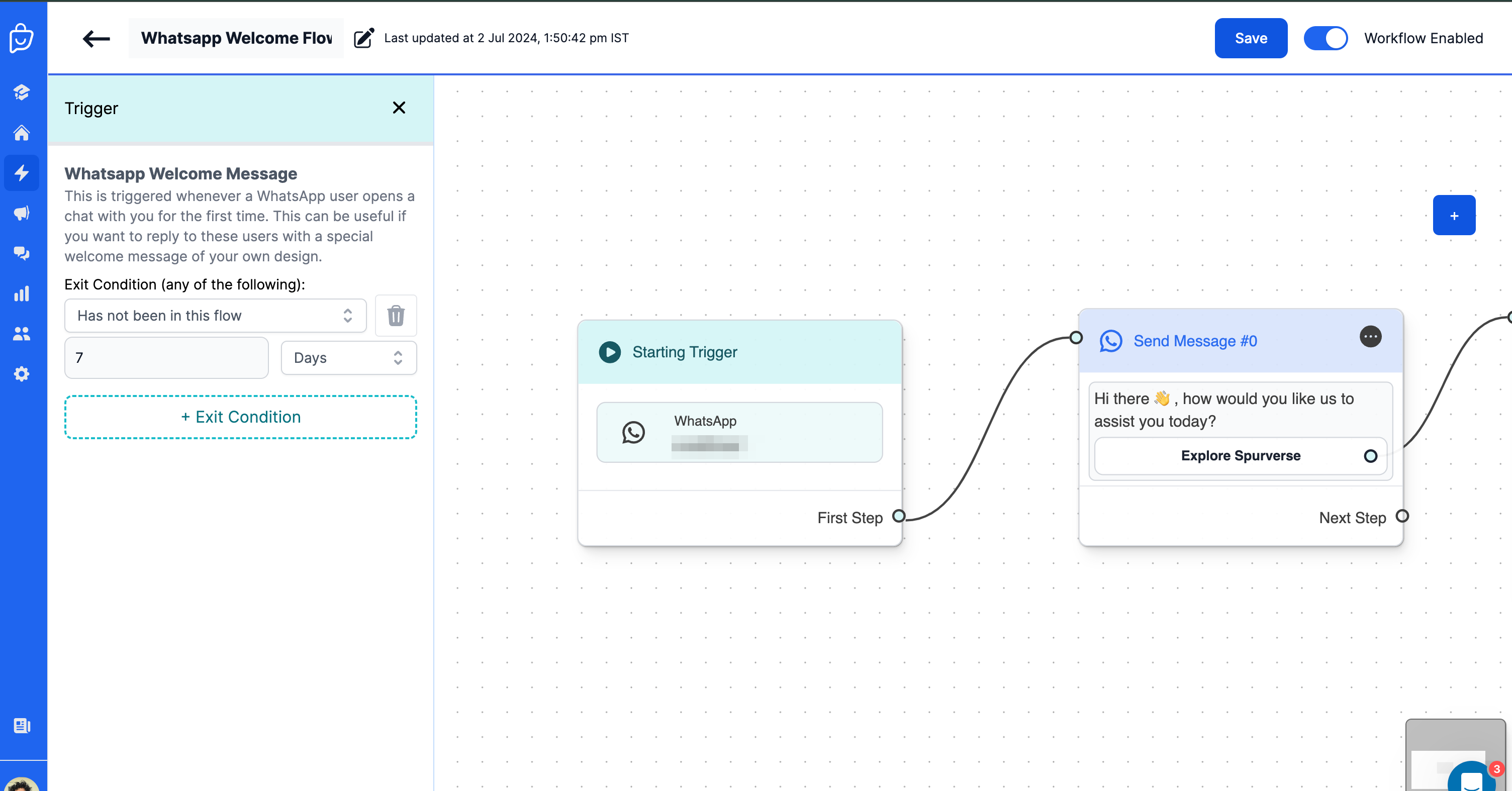 Welcome Flow on WhatsApp, you can also build a lead form here to quality leads