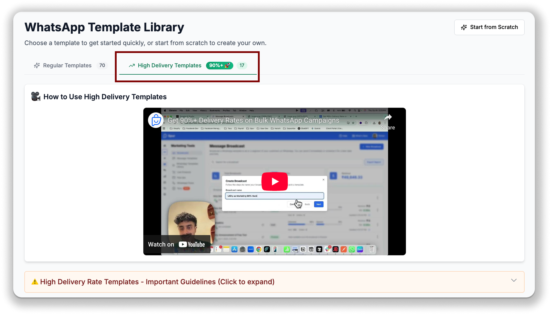 Spur's Template Library (High Delivery Template Section)
