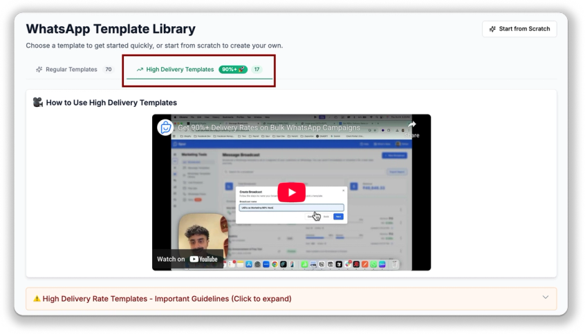 Spur's Template Library (High Delivery Template Section)