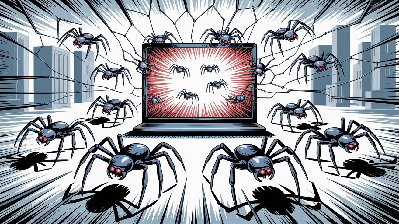 Instagram fake bot followers and spam accounts warning visualization