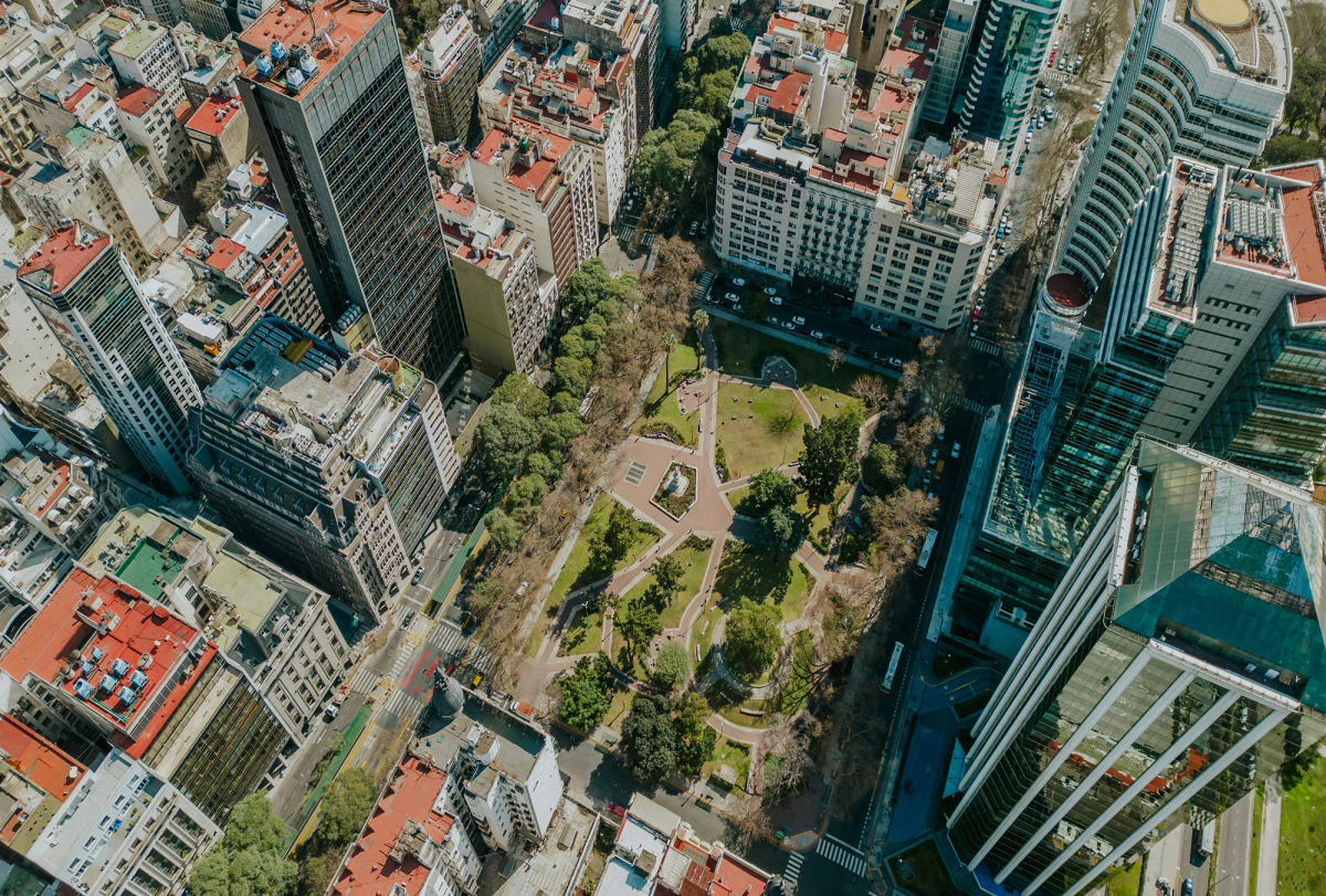 Foto ciudad desde arriba