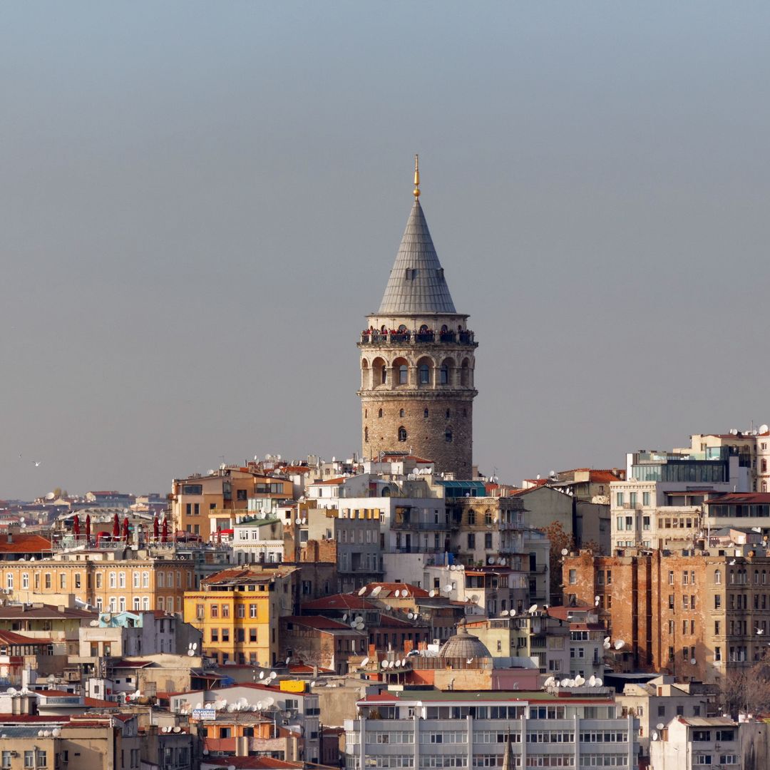 Galata and Beyoğlu, seen across the water in Istanbul