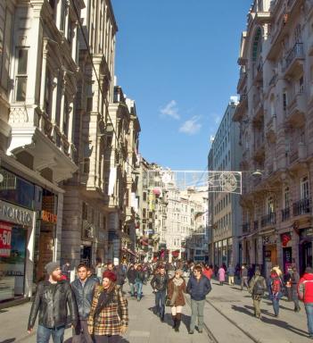İstiklal Avenue in Beyoğlu, Istanbul
