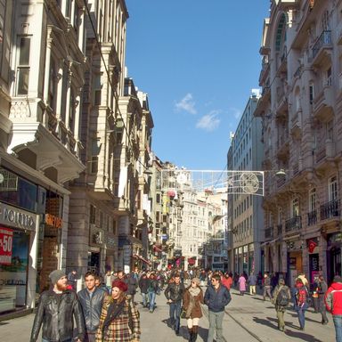 İstiklal Avenue in Beyoğlu, Istanbul