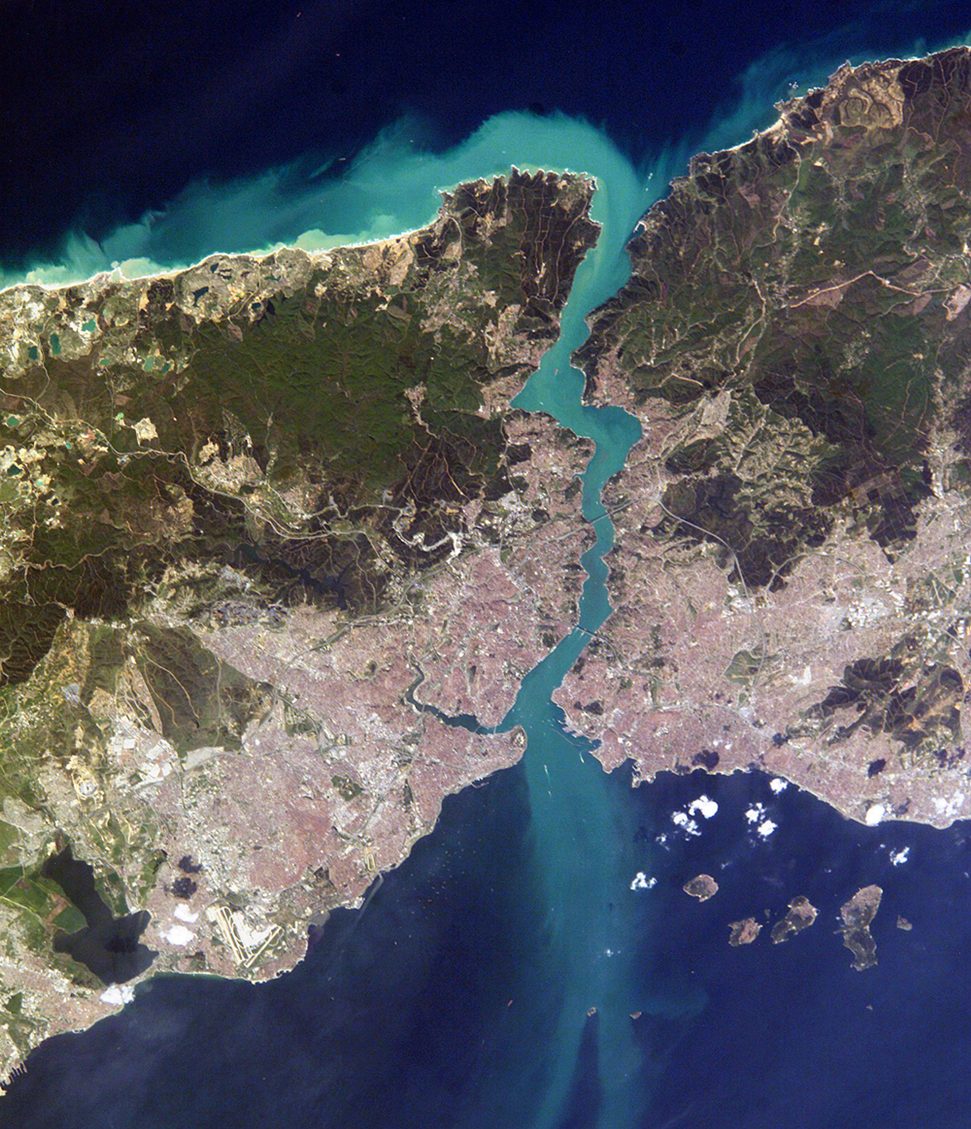 The Bosphorus strait, Istanbul