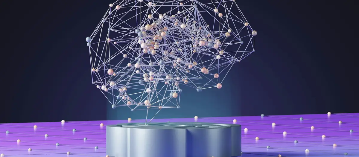 Illustration of AI answer engines citing a subscription brand as a source