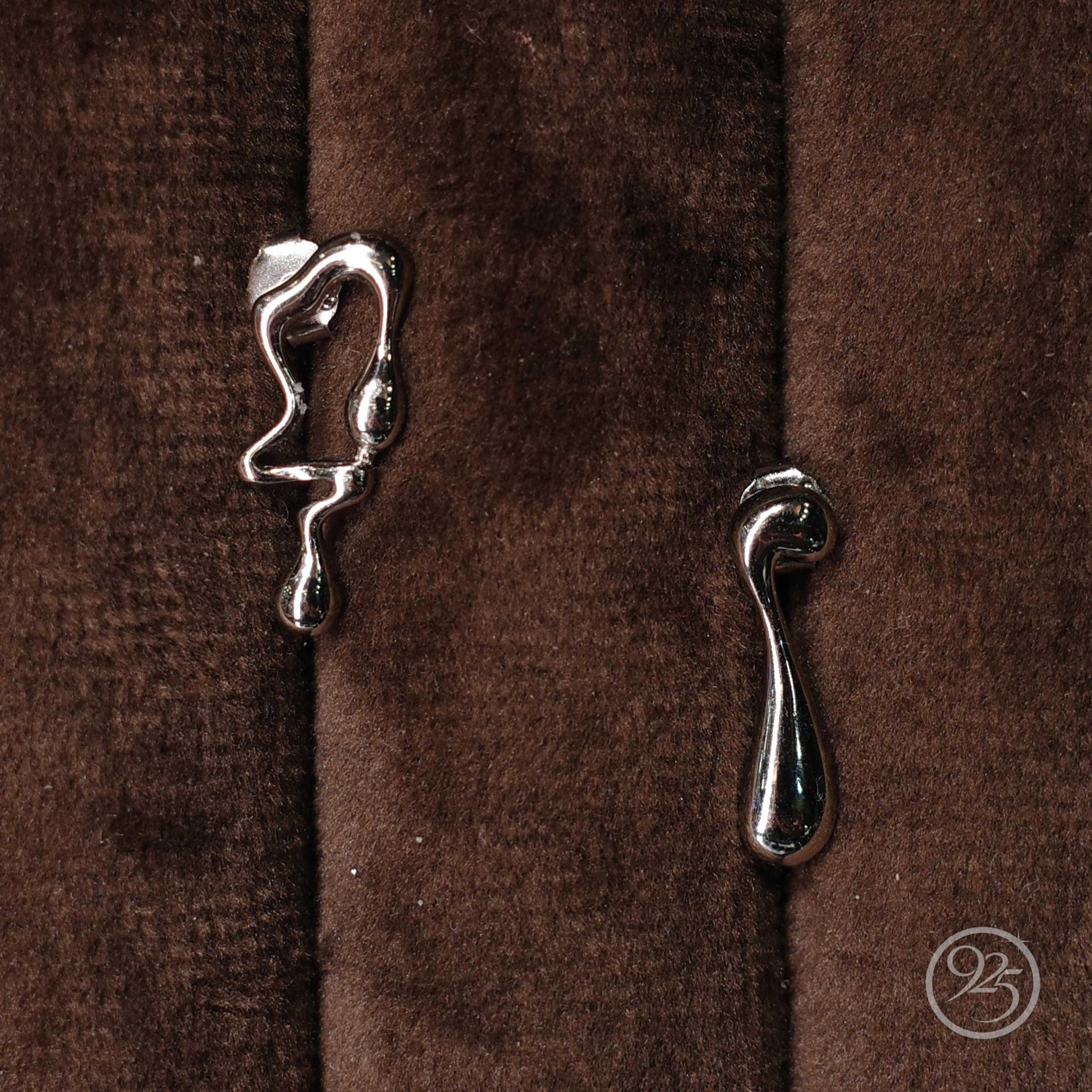 Abstract Drop Mini Earrings