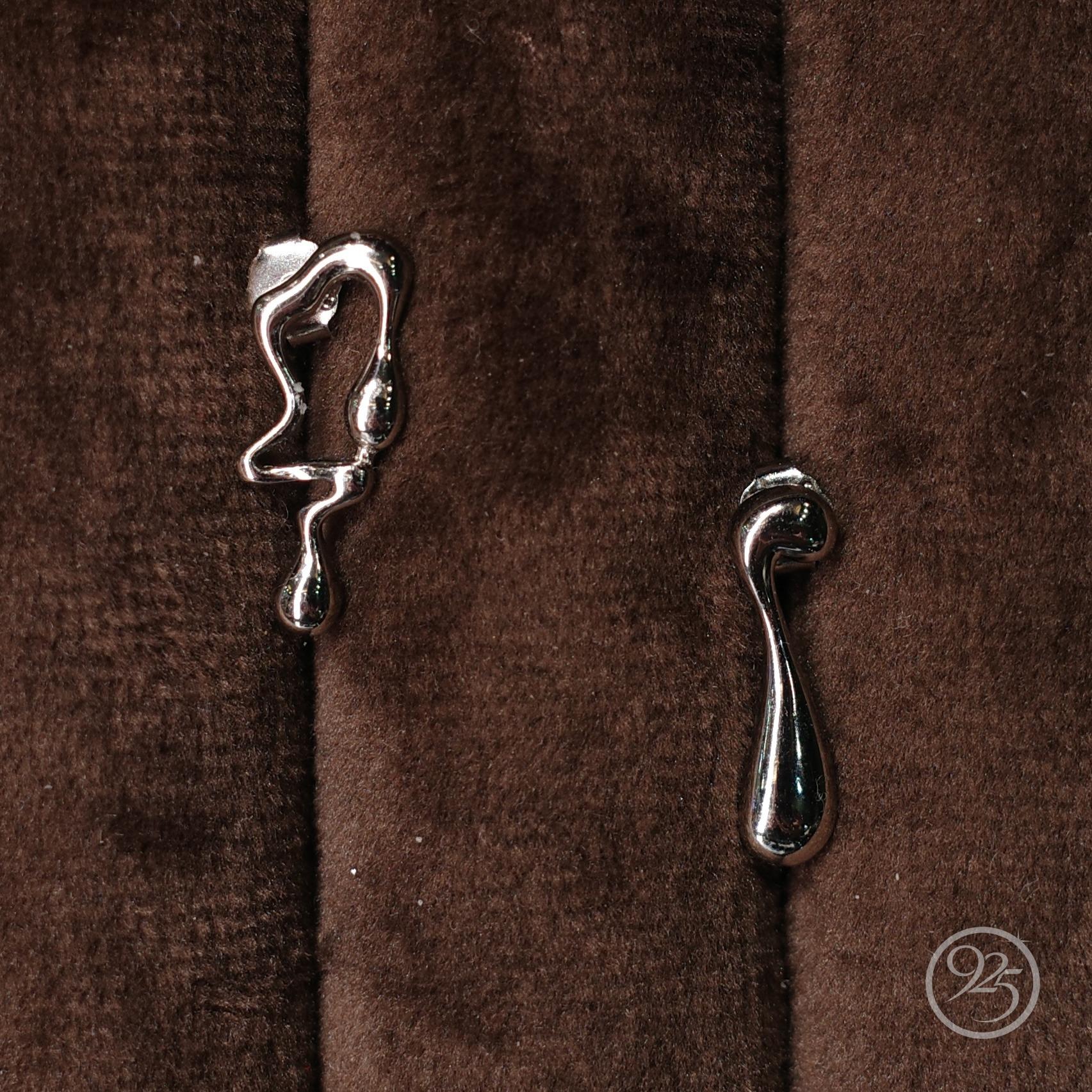 Abstract Drop Mini Earrings