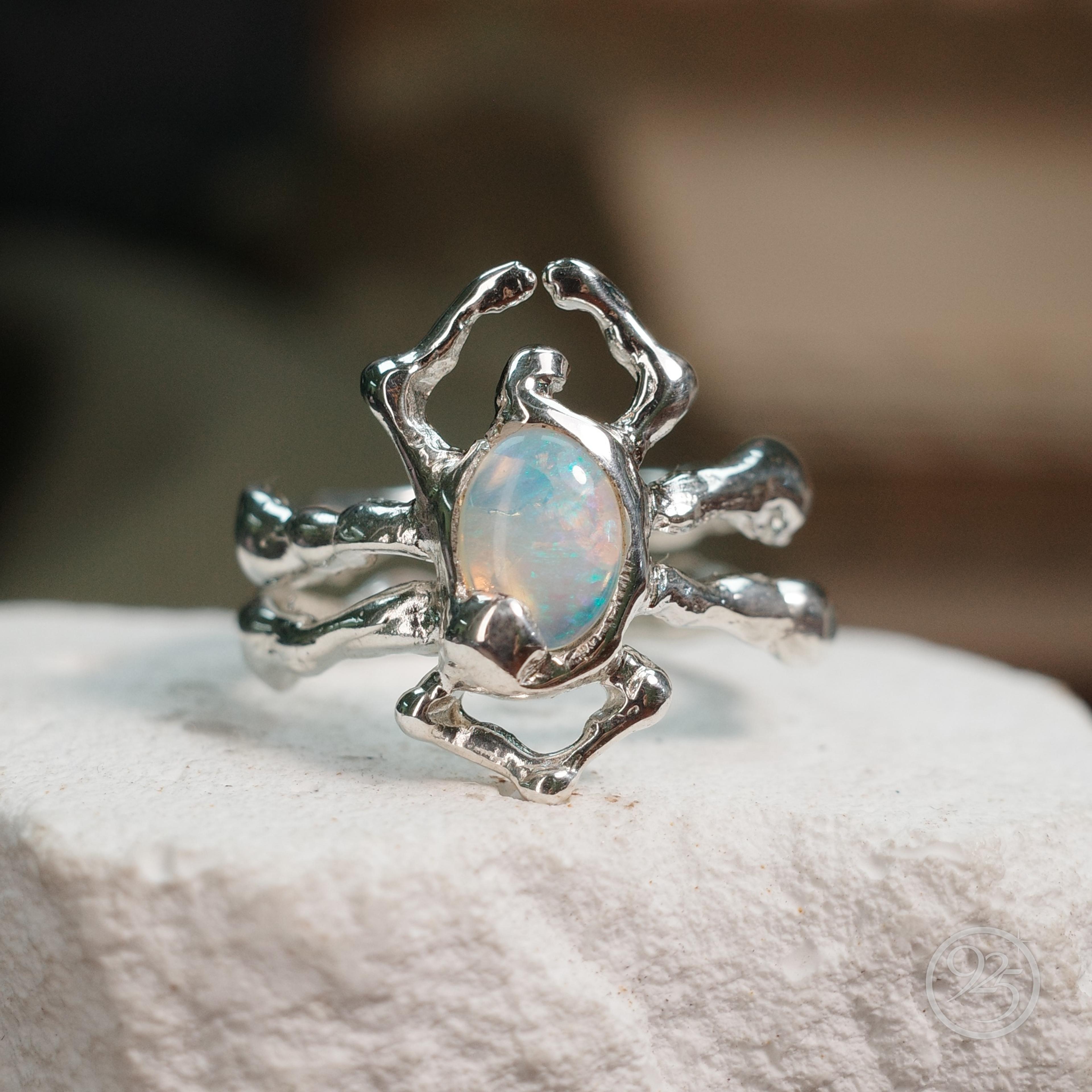 Nhẫn Opal Nhện thumbnail 2