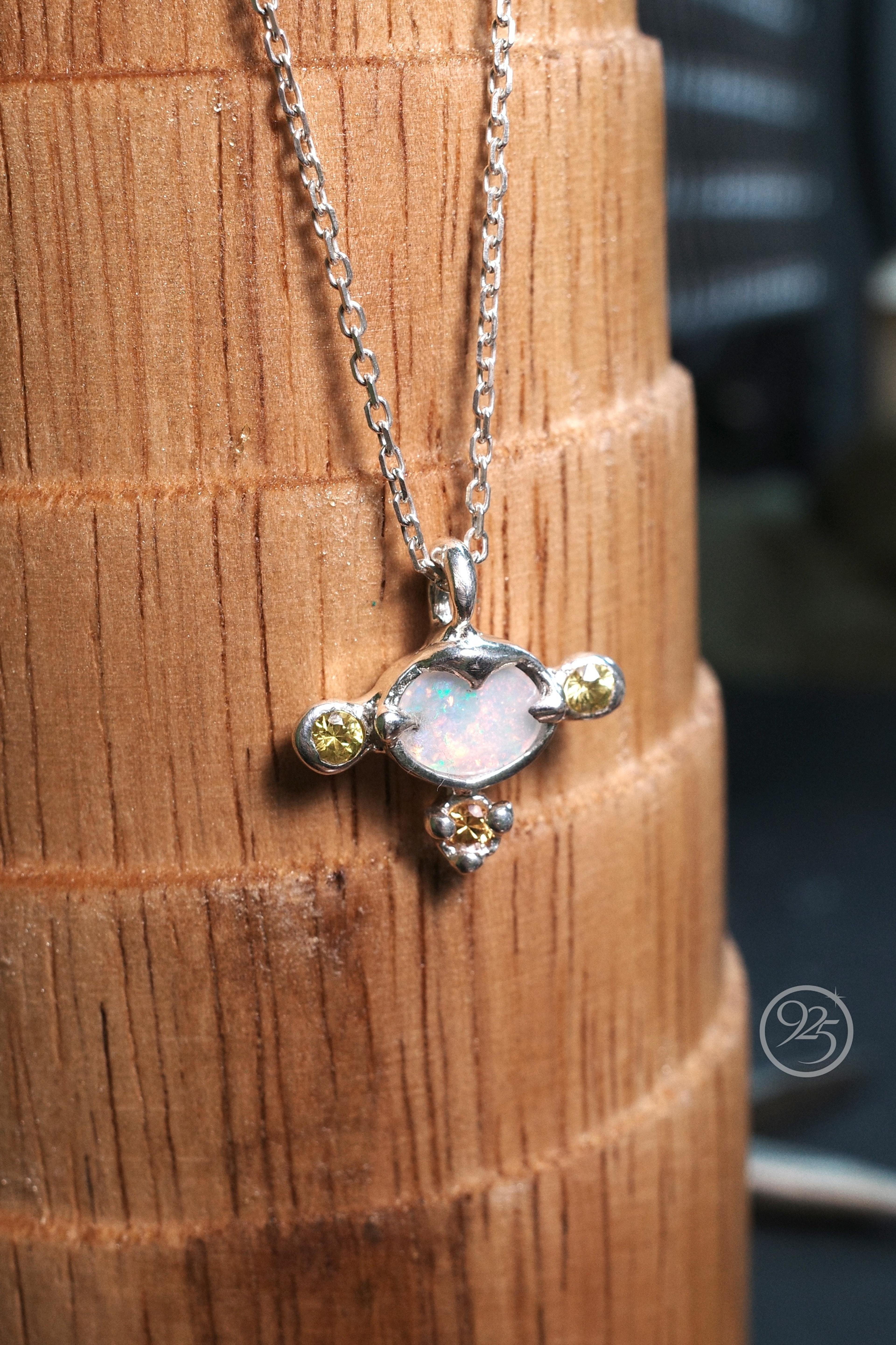 The Opal Monkey Pendant